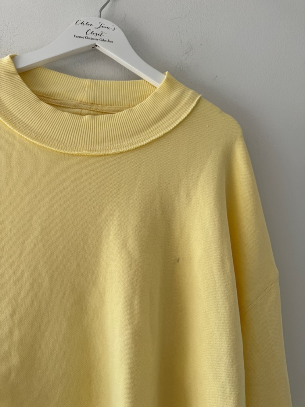 FREE PEOPLE Palm Springs Pullover in Yellow M - Picture 4 of 6